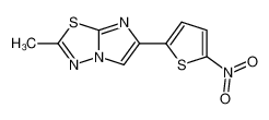 2-methyl-6-(5-nitro-thiophen-2-yl)-imidazo[2,1-b][1,3,4]thiadiazole CAS:39565-19-0 manufacturer & supplier