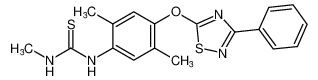 1-(2,5-dimethyl-4-((3-phenyl-1,2,4-thiadiazol-5-yl)oxy)phenyl)-3-methylthiourea CAS:395658-24-9 manufacturer & supplier