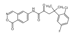 6-[4-(2-chloro-5-fluorophenyl)-4-methyl-2-oxovaleroylamino]-2,3-benzoxazin-1-one CAS:395672-59-0 manufacturer & supplier