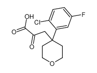 3-[4-(2-Chloro-5-fluorophenyl)-tetrahydropyran-4-yl]-2-oxopropionic acid CAS:395675-27-1 manufacturer & supplier