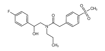 N-propyl-N-[2-hydroxy-2-(4-fluorophenyl)]ethyl-4-methylsulfonylphenacetamide CAS:395682-88-9 manufacturer & supplier