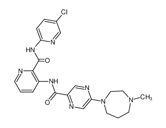 3-[5-(4-Methylhexahydro-1,4-diazepin-1-yl)pyrazin-2-yl-carbonylamino]-N-(5-chloropyridin-2-yl)pyridine-2-carboxamide CAS:395683-97-3 manufacturer & supplier