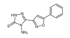 4-amino-5-(5-phenyl-isoxazol-3-yl)-2,4-dihydro-[1,2,4]triazole-3-thione CAS:39573-62-1 manufacturer & supplier