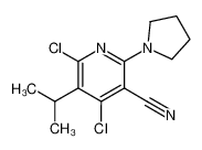 4,6-dichloro-5-isopropyl-2-pyrrolidin-1-yl-nicotinonitrile CAS:39580-98-8 manufacturer & supplier