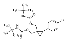 tert-Butyl-carbamic acid 1-tert-butylcarbamoyloxymethyl-2-(4-chloro-phenyl)-cyclopropylmethyl ester CAS:39592-14-8 manufacturer & supplier