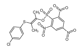 2,4,6-Trinitro-benzenesulfonic acid (E)-2-(4-chloro-phenylsulfanyl)-1-methyl-propenyl ester CAS:39601-23-5 manufacturer & supplier