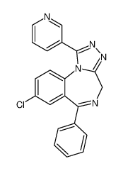 8-chloro-6-phenyl-1-(pyridin-3-yl)-4H-benzo[f][1,2,4]triazolo[4,3-a][1,4]diazepine CAS:39606-27-4 manufacturer & supplier