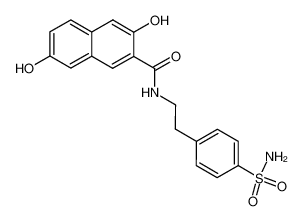 N-{2-[4-(aminosulphonyl)phenyl]ethyl}-3,7-dihydroxy-2-naphthamide CAS:396074-00-3 manufacturer & supplier