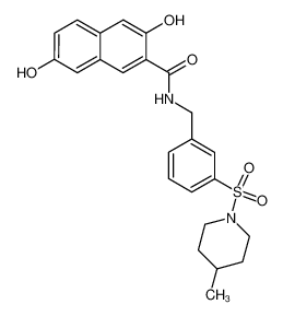 3,7-dihydroxy-N-{3-[(4-methyl-1-piperidinyl)sulphonyl]benzyl}-2-naphthamide CAS:396074-15-0 manufacturer & supplier