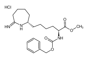 methyl (S)-2-(((benzyloxy)carbonyl)amino)-6-((S)-7-iminoazepan-2-yl)hexanoate hydrochloride CAS:396080-42-5 manufacturer & supplier