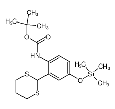 2-[2'-(N-Boc-amino)-5'-trimethylsilyloxy-phenyl]-1,3-dithiane CAS:396094-84-1 manufacturer & supplier