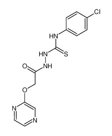 N-(4-chlorophenyl)-2-(2-(pyrazin-2-yloxy)acetyl)hydrazine-1-carbothioamide CAS:396097-59-9 manufacturer & supplier