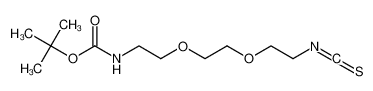 tert-butyl 2-(2-(2-isothiocyanatoethoxy)ethoxy)ethylcarbamate CAS:396133-89-4 manufacturer & supplier