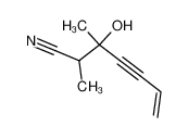 3-Hydroxy-2,3-dimethyl-hept-6-en-4-ynenitrile CAS:39619-39-1 manufacturer & supplier