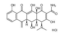 4-(dimethylamino)-1,5,10,11,12a-pentahydroxy-6-methylidene-3,12-dioxo-4,4a,5,5a-tetrahydrotetracene-2-carboxamide,hydrochloride CAS:3963-45-9 manufacturer & supplier