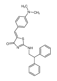 5-[1-(4-Dimethylamino-phenyl)-meth-(Z)-ylidene]-2-(2,2-diphenyl-ethylamino)-thiazol-4-one CAS:3963-70-0 manufacturer & supplier