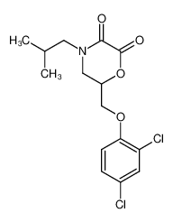 6-(2,4-dichloro-phenoxymethyl)-4-isobutyl-morpholine-2,3-dione CAS:39632-10-5 manufacturer & supplier