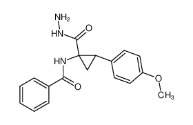 1-Benzoylamino-2-(4-methoxy-phenyl)-cyclopropan-1-carbonsaeure-hydrazid CAS:39645-09-5 manufacturer & supplier