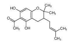 6-Acetyl-2,2-dimethyl-3-(3-methylbut-2-enyl)-chroman-5,7-diol CAS:39652-76-1 manufacturer & supplier