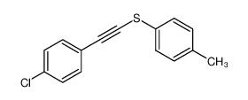 (p-Chlorphenyl)-aethinyl-p-methylphenyl-sulfid CAS:39654-03-0 manufacturer & supplier