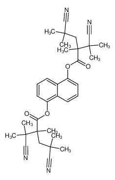 1,5-Naphthylen-bis(4-cyano-2-(1-cyano-1-methylethyl)-2,4-dimethylpentanoat) CAS:39664-01-2 manufacturer & supplier