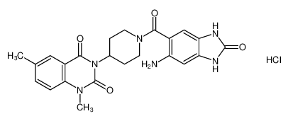 3-(1-(6-amino-2-oxo-2,3-dihydro-1H-benzo[d]imidazole-5-carbonyl)piperidin-4-yl)-1,6-dimethylquinazoline-2,4(1H,3H)-dione hydrochloride CAS:396651-10-8 manufacturer & supplier