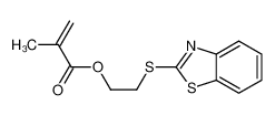 2-(1,3-benzothiazol-2-ylsulfanyl)ethyl 2-methylprop-2-enoate CAS:39667-73-7 manufacturer & supplier