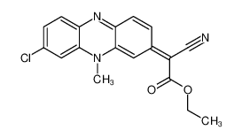 (8-chloro-10-methyl-10H-phenazin-2-ylidene)-cyano-acetic acid ethyl ester CAS:39676-71-6 manufacturer & supplier