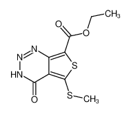 5-methylsulfanyl-4-oxo-3,4-dihydro-thieno[3,4-d][1,2,3]triazine-7-carboxylic acid ethyl ester CAS:39677-29-7 manufacturer & supplier