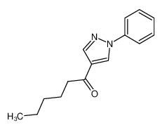 1-(1-phenyl-1H-pyrazol-4-yl)-hexan-1-one CAS:3968-45-4 manufacturer & supplier