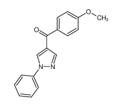 (4-methoxy-phenyl)-(1-phenyl-1H-pyrazol-4-yl)-methanone CAS:3968-49-8 manufacturer & supplier