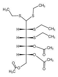 4,5,6-tri-O-acetyl-2,3-di-S-ethyl-2,3-dithio-D-allose diethyl dithioacetal CAS:39680-15-4 manufacturer & supplier