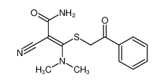 (Z)-2-Cyano-3-dimethylamino-3-(2-oxo-2-phenyl-ethylsulfanyl)-acrylamide CAS:39689-90-2 manufacturer & supplier