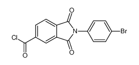 2-(4-Bromo-phenyl)-1,3-dioxo-2,3-dihydro-1H-isoindole-5-carbonyl chloride CAS:3969-18-4 manufacturer & supplier