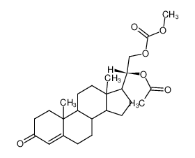 21-O-Carbomethoxy-20β-acetoxypregn-4-en-3-on CAS:39703-99-6 manufacturer & supplier