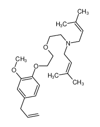 N-[2-[2-(2-methoxy-4-prop-2-enylphenoxy)ethoxy]ethyl]-3-methyl-N-(3-methylbut-2-enyl)but-2-en-1-amine CAS:39704-77-3 manufacturer & supplier