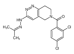 6-(2,4-Dichlorobenzoyl)-3-isopropylidenehydrazino-5,6,7,8-tetrahydropyrido[4,3-c]pyridazine CAS:39715-49-6 manufacturer & supplier