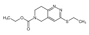 ethyl 3-(ethylthio)-7,8-dihydropyrido[4,3-c]pyridazine-6(5H)-carboxylate CAS:39716-05-7 manufacturer & supplier