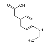 2-[4-(ethylamino)phenyl]acetic acid CAS:39718-72-4 manufacturer & supplier