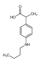 2-[4-(butylamino)phenyl]propanoic acid CAS:39718-87-1 manufacturer & supplier