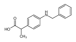 2-[4-(benzylamino)phenyl]propanoic acid CAS:39718-88-2 manufacturer & supplier