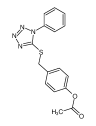 1-acetoxy-4-(1-phenyl-1H-tetrazol-5-ylsulfanylmethyl)-benzene CAS:39720-25-7 manufacturer & supplier