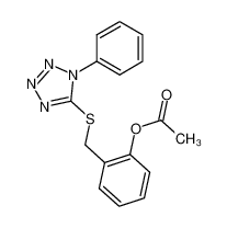 1-acetoxy-2-(1-phenyl-1H-tetrazol-5-ylsulfanylmethyl)-benzene CAS:39720-28-0 manufacturer & supplier