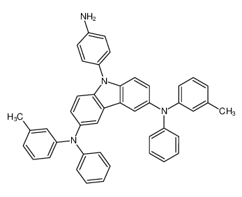 9H-Carbazole-3,6-diamine,9-(4-aminophenyl)-N,N'-bis(3-methylphenyl)-N,N'-diphenyl- CAS:397247-45-9 manufacturer & supplier