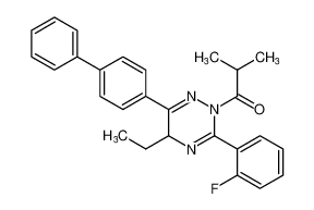 1-(6-([1,1'-biphenyl]-4-yl)-5-ethyl-3-(2-fluorophenyl)-1,2,4-triazin-2(5H)-yl)-2-methylpropan-1-one CAS:397253-95-1 manufacturer & supplier