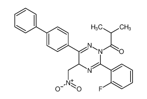 1-(6-([1,1'-biphenyl]-4-yl)-3-(2-fluorophenyl)-5-(nitromethyl)-1,2,4-triazin-2(5H)-yl)-2-methylpropan-1-one CAS:397254-02-3 manufacturer & supplier