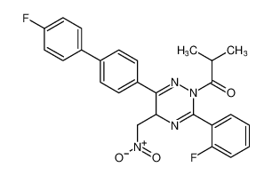 1-(6-(4'-fluoro-[1,1'-biphenyl]-4-yl)-3-(2-fluorophenyl)-5-(nitromethyl)-1,2,4-triazin-2(5H)-yl)-2-methylpropan-1-one CAS:397254-04-5 manufacturer & supplier