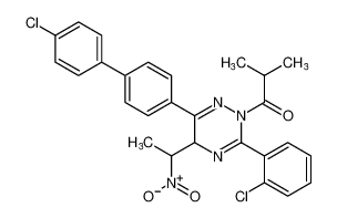 1-(6-(4'-chloro-[1,1'-biphenyl]-4-yl)-3-(2-chlorophenyl)-5-(1-nitroethyl)-1,2,4-triazin-2(5H)-yl)-2-methylpropan-1-one CAS:397254-52-3 manufacturer & supplier