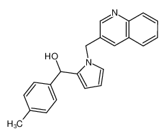 [1-(3-quinolylmethyl)-1H-pyrrol-2-yl] (4-methylphenyl)methanol CAS:397322-15-5 manufacturer & supplier