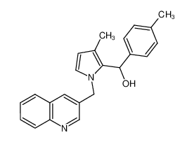 (4-Methylphenyl)[3-methyl-1-(3-quinolinylmethyl) -1H-pyrrol-2-yl]methanol CAS:397325-64-3 manufacturer & supplier